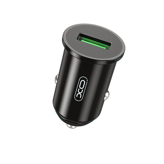 Incarcator Auto XO Design CC39, 18W, 3A, 1 x USB-A, Negru