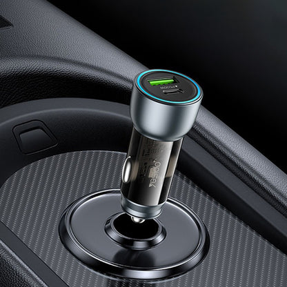 Incarcator Auto Yesido Y49, 30W, 3A, 1 x USB-A - 1 x USB-C, Gri