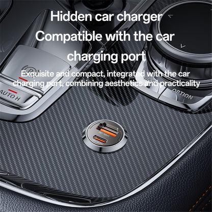 Incarcator Auto Yesido Y68, 30W, 3A, 1 x USB-A - 1 x USB-C, Negru