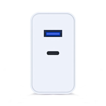 Incarcator Retea 3MK FlowPower, 45W, 1 x USB-A - 1 x USB-C, Alb