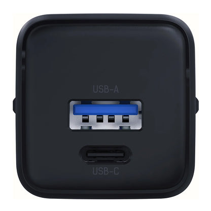 Incarcator Retea 3MK Hyper, 20W, 3A, 1 x USB-A - 1 x USB-C, Negru