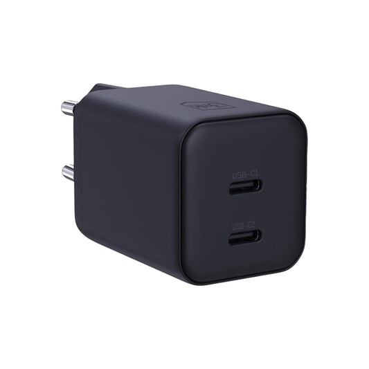 Incarcator Retea 3MK Hyper, 45W, 2 x USB-C, Negru