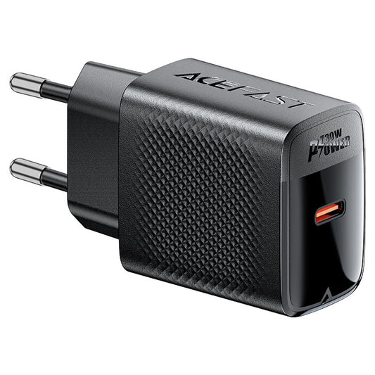 Incarcator Retea Acefast A102, 30W, 3A, 1 x USB-C, Negru