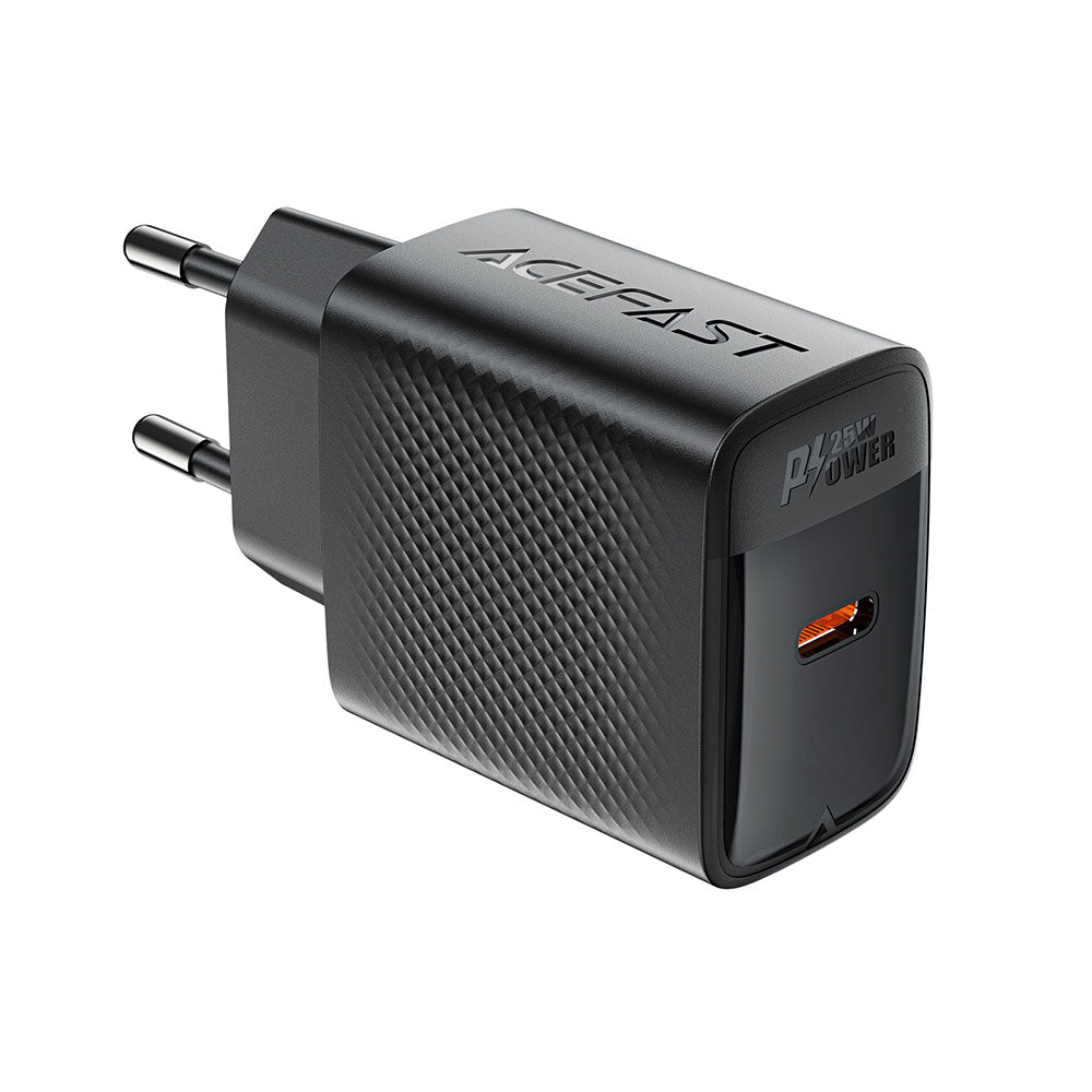 Incarcator Retea Acefast A104, 25W, 3A, 1 x USB-C, Negru