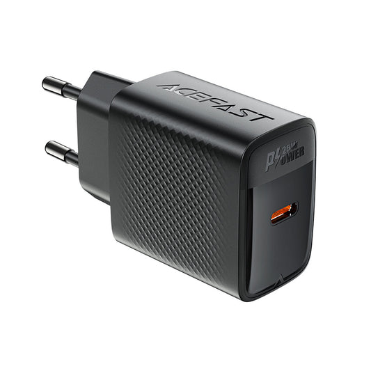 Incarcator Retea Acefast A104, 25W, 3A, 1 x USB-C, Negru