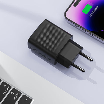 Incarcator Retea Acefast A104, 25W, 3A, 1 x USB-C, Negru