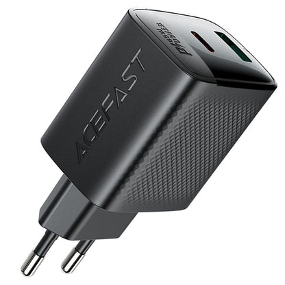 Incarcator Retea Acefast A106, 45W, 3A, 1 x USB-A - 1 x USB-C, Negru