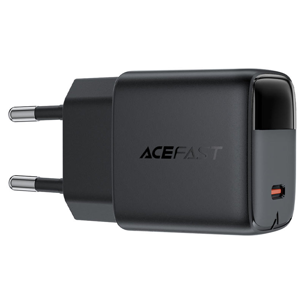 Incarcator Retea Acefast A113 Display, 20W, 3A, 1 x USB-C, Negru
