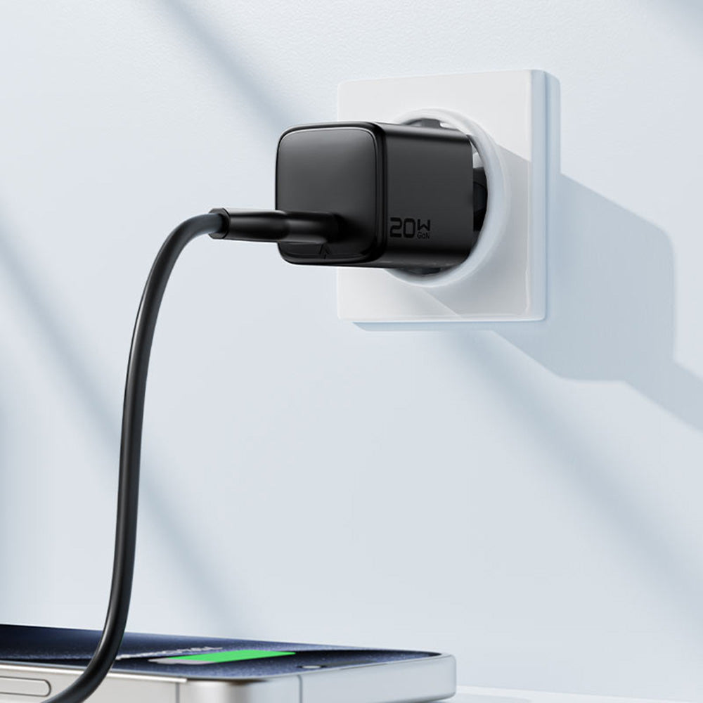 Incarcator Retea Acefast A117, 20W, 3A, 1 x USB-C, Negru