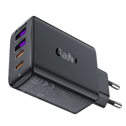 Incarcator Retea Acefast A61, 45W, 3A, 2 x USB-A - 2 x USB-C, Negru