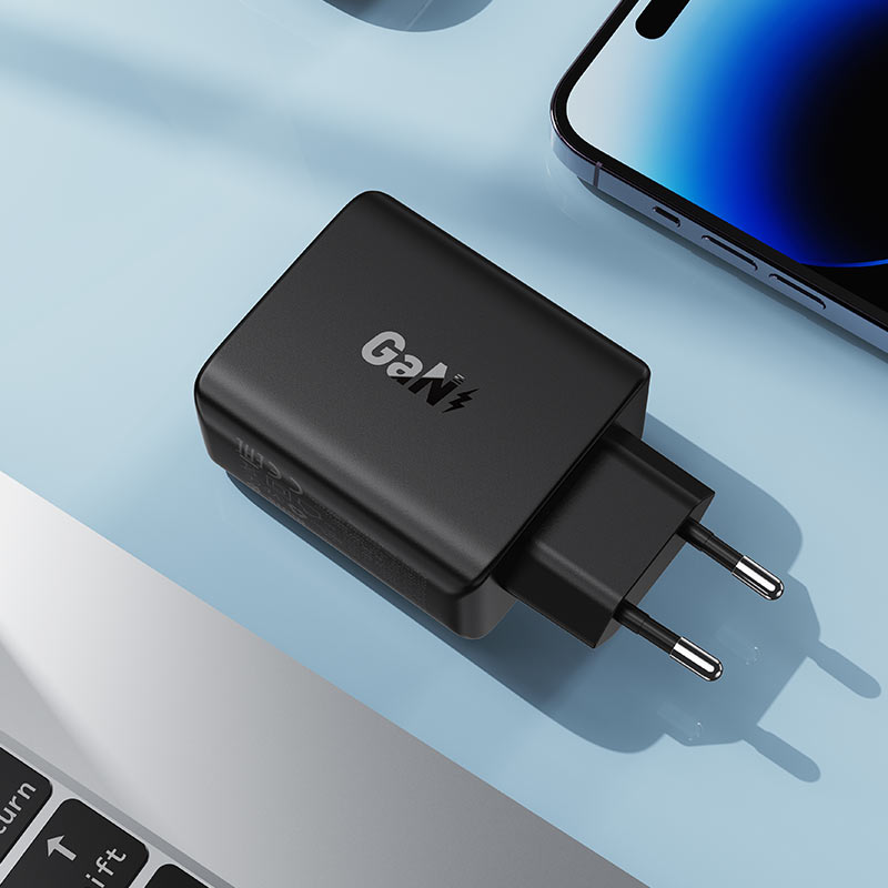 Incarcator Retea Acefast A61, 45W, 3A, 2 x USB-A - 2 x USB-C, Negru
