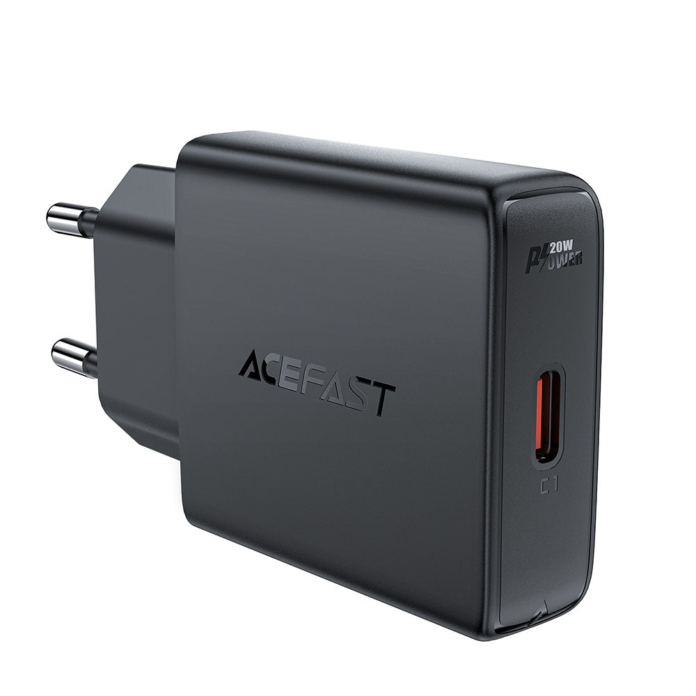 Incarcator Retea Acefast A65, 20W, 3A, 1 x USB-C, Negru