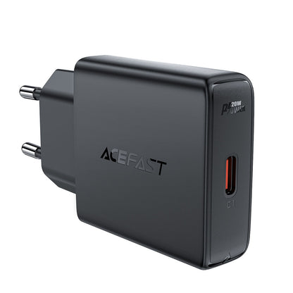 Incarcator Retea Acefast A65, 20W, 3A, 1 x USB-C, Negru
