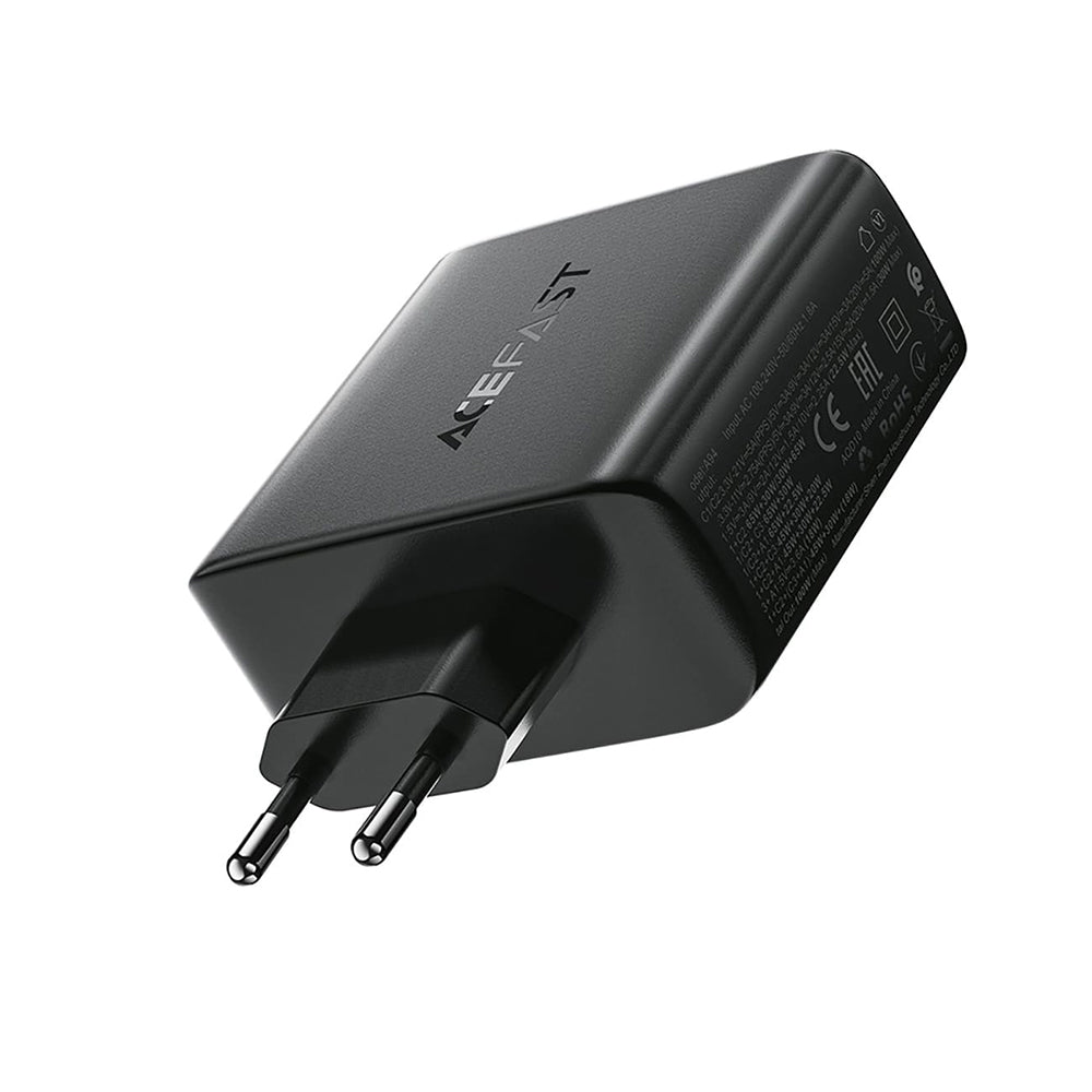 Incarcator Retea Acefast A94, 100W, 5A, 1 x USB-A - 3 x USB-C, Negru