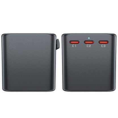 Incarcator Retea Acefast Travel Z1, 75W, 3.35A, 2 x USB-A - 3 x USB-C, Negru