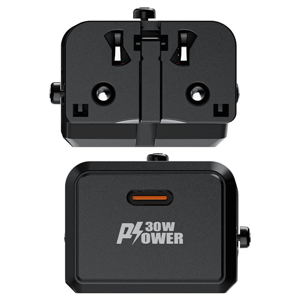 Incarcator Retea Acefast Z7 Travel, 30W, 3A, 1 x USB-C, Negru