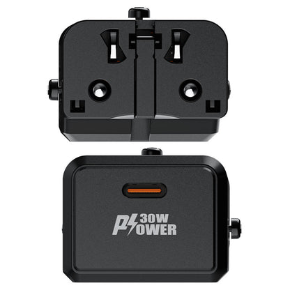 Incarcator Retea Acefast Z7 Travel, 30W, 3A, 1 x USB-C, Negru