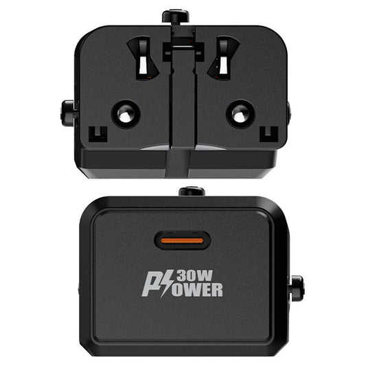 Incarcator Retea Acefast Z7 Travel, 30W, 3A, 1 x USB-C, Negru