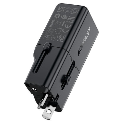 Incarcator Retea Acefast Z7 Travel, 30W, 3A, 1 x USB-C, Negru