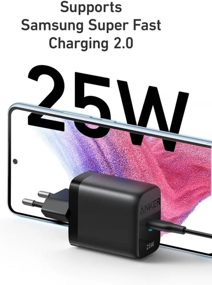 Incarcator Retea Anker 312 Ace, 25W, 1 x USB-C, Negru A2642G11