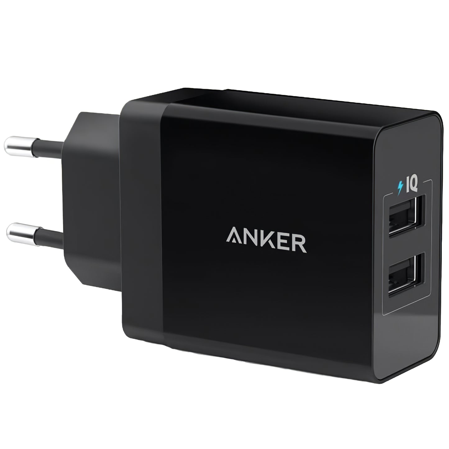 Incarcator Retea Anker PowerPort, 24W, 2.4A, 2 x USB-A, Negru A2021L11