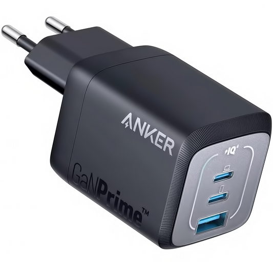 Incarcator Retea Anker Prime, 67W, 5A, 1 x USB-A - 2 x USB-C, Negru, Resigilat A2669313
