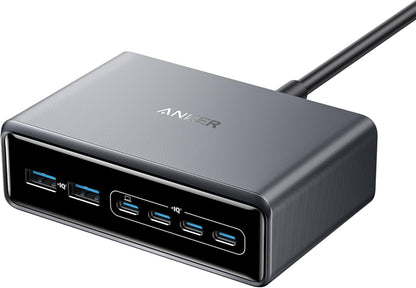 Ładowarka sieciowa Anker Prime, 200W, 3A, 2 x USB-A - 4 x USB-C, czarna A2683341