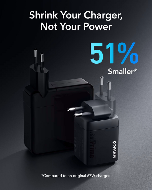 Incarcator Retea Anker Prime, 67W, 5A, 1 x USB-A - 2 x USB-C, Negru, Resigilat A2669313