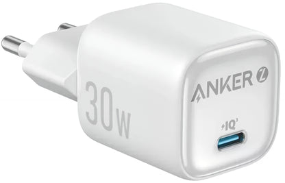 Incarcator Retea Anker Zolo, 30W, 3A, 1 x USB-C, Alb A2698G21