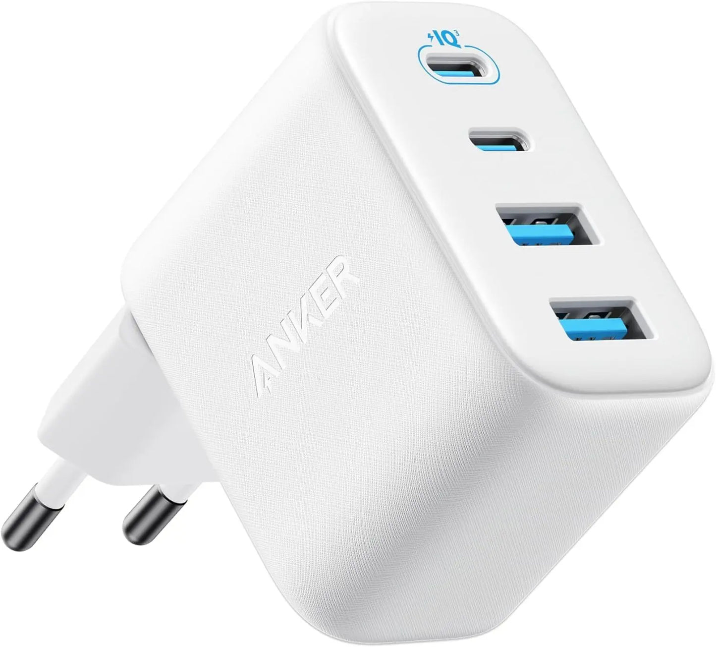 Incarcator Retea Anker Zolo, 50W, 3A, 2 x USB-A - 2 x USB-C, Alb