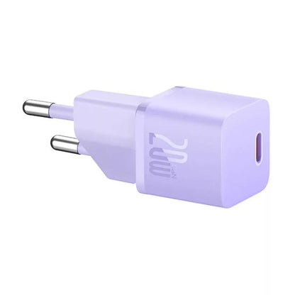 Incarcator Retea Baseus, 20W, 3A, 1 x USB-C, Mov CCGN050105