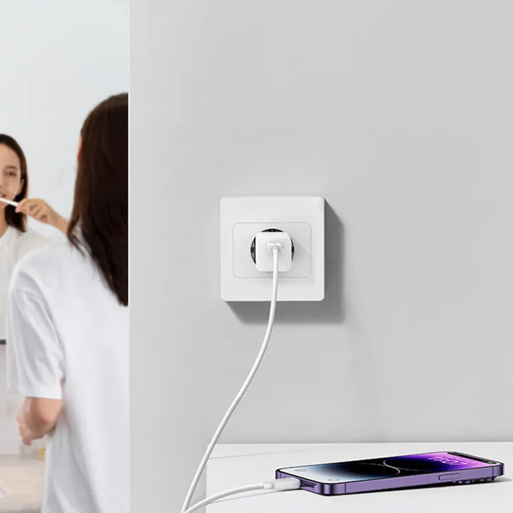 Incarcator Retea Baseus, 20W, 3A, 1 x USB-C, Mov CCGN050105