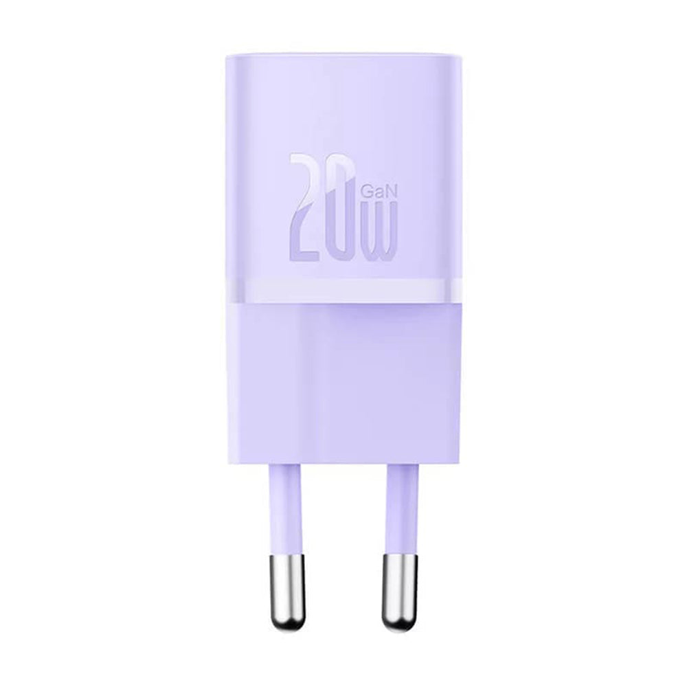 Incarcator Retea Baseus, 20W, 3A, 1 x USB-C, Mov CCGN050105