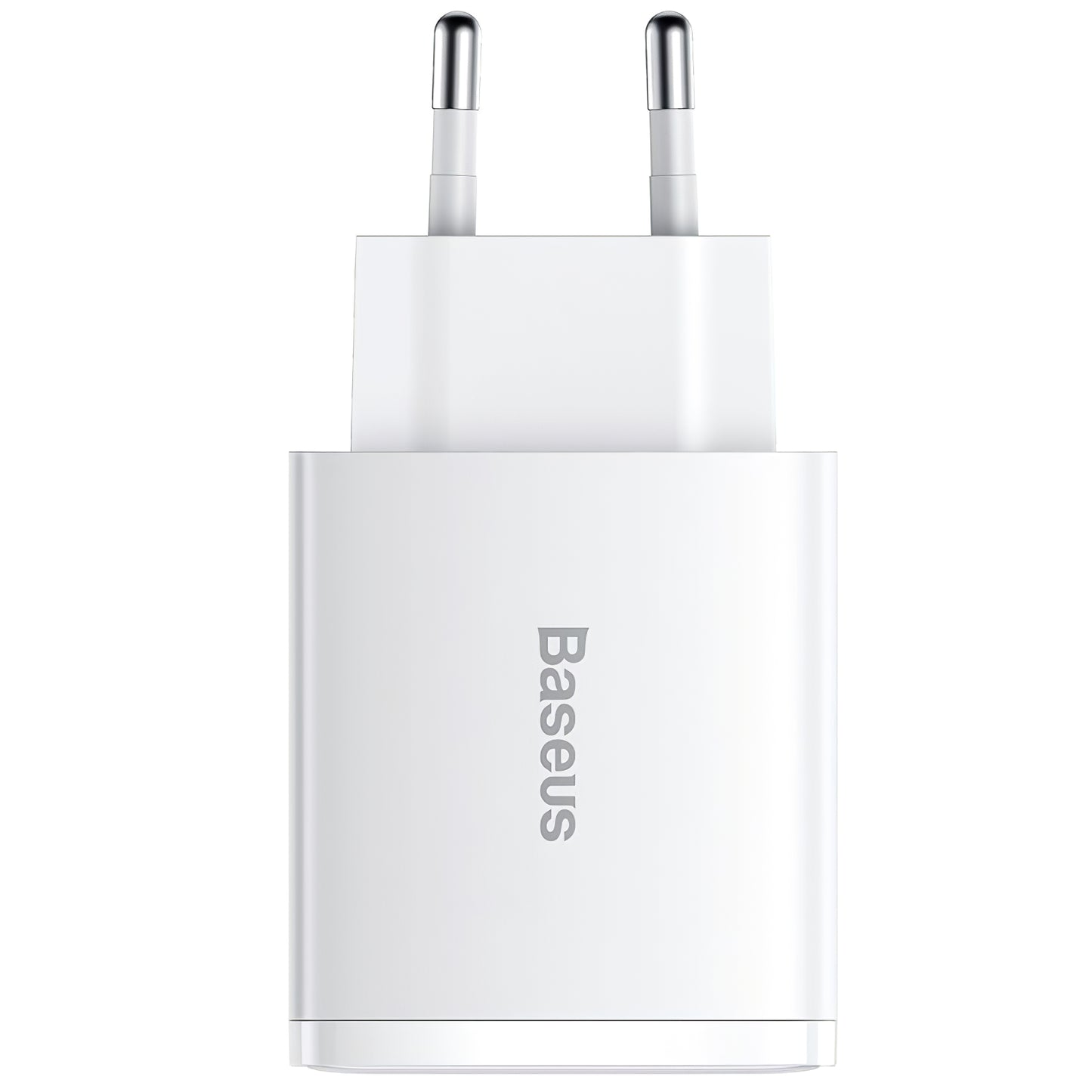 Incarcator Retea Baseus Compact, 30W, 1 x USB-C - 2 x USB-A, Alb CCXJ-E02