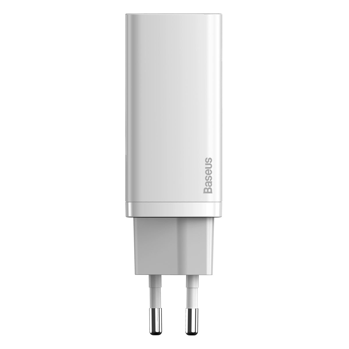 Incarcator Retea Baseus GaN2 Lite, 65W, 3A, 1 x USB-A - 1 x USB-C, Alb CCGAN2L-B02