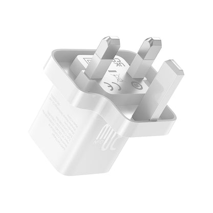 Incarcator Retea Baseus GaN5 UK, 30W, 3A, 1 x USB-C, Alb P10110906213-00