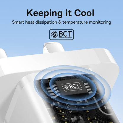 Incarcator Retea Baseus GaN5 UK, 30W, 3A, 1 x USB-C, Alb P10110906213-00