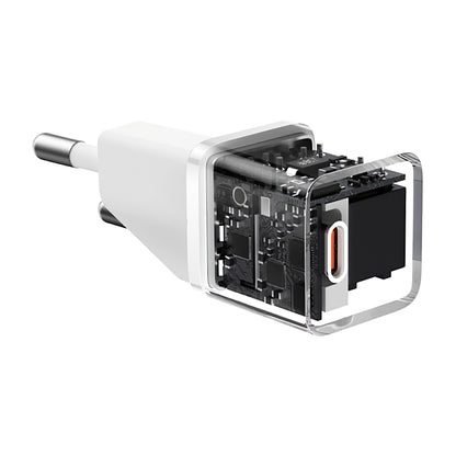 Ładowarka sieciowa Baseus GaN5S, 20W, 3A, 1 x USB-C, biała P1016250503213-00 