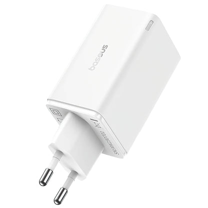 Ładowarka sieciowa Baseus GaN6 Pro, 65 W, 3,25 A, 2 x USB-A - 2 x USB-C, biała 