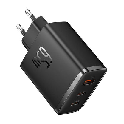 Incarcator Retea Baseus Cube Pro, 65W, 3.25A, 1 x USB-A - 2 x USB-C, Negru P10152301113-00