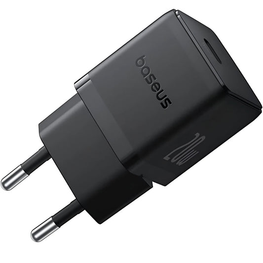 Incarcator Retea Baseus Palm, 20W, 3A, 1 x USB-C, Negru P10111602113-00