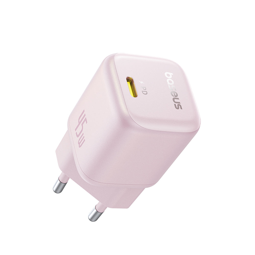 Incarcator Retea Baseus PicoGo, 45W, 3A, 1 x USB-C, Roz P10176800413-00