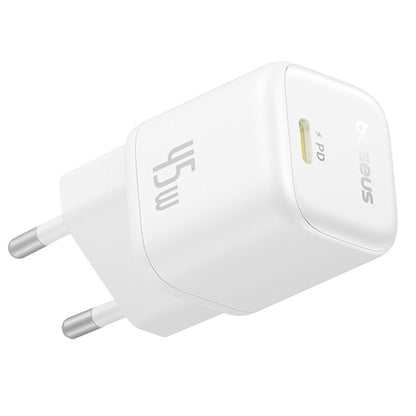 Incarcator Retea Baseus PicoGo, 45W, 3A, 1 x USB-C, Alb P10176800213-00