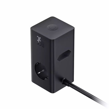 Ładowarka sieciowa Baseus PowerCombo, 35W, 5A, 2 x USB-A - 2 x USB-C - 3 x Schuko, czarna E00023606113-00 