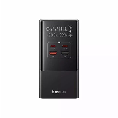 Ładowarka sieciowa Baseus PowerCombo, 35W, 5A, 2 x USB-A - 2 x USB-C - 3 x Schuko, czarna E00023606113-00 