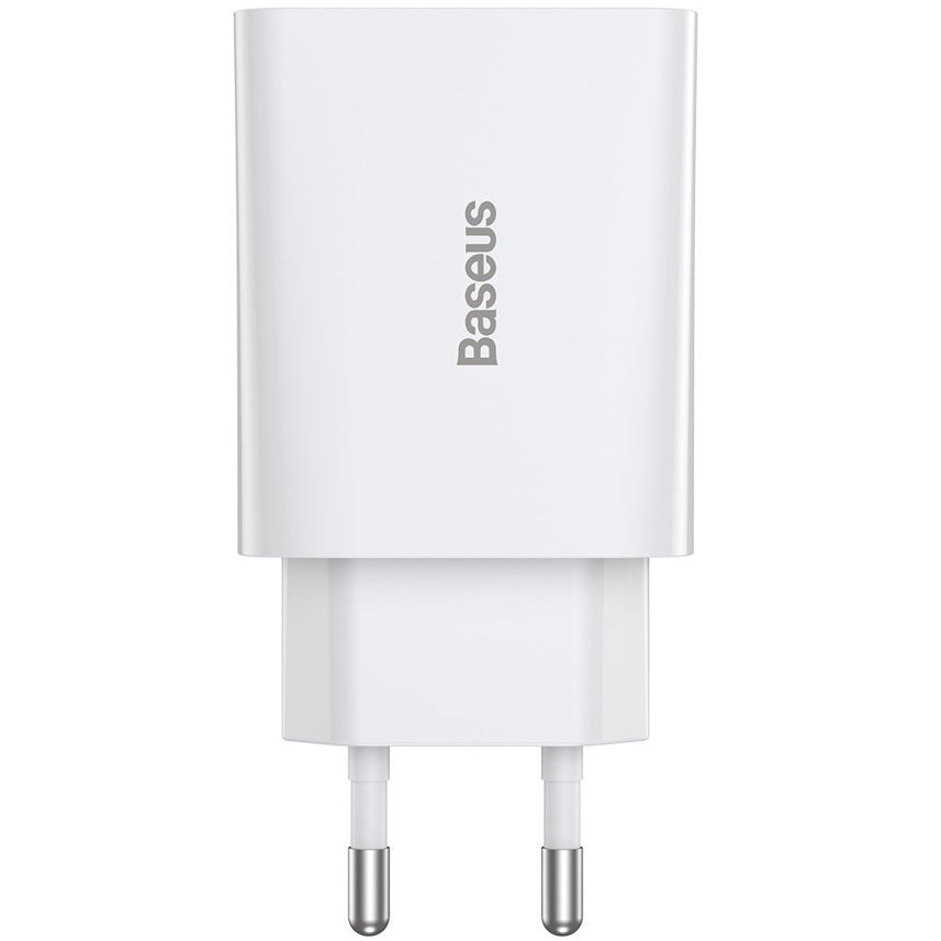 Incarcator Retea Baseus Speed Mini, 20W, 3A, 1 x USB-C, Alb CCFS-SN02