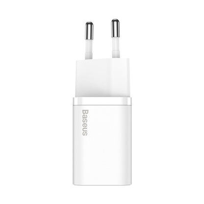 Incarcator Retea Baseus Super Si 1C, 30W, 3A, 1 x USB-C, Alb CCSUP-J02