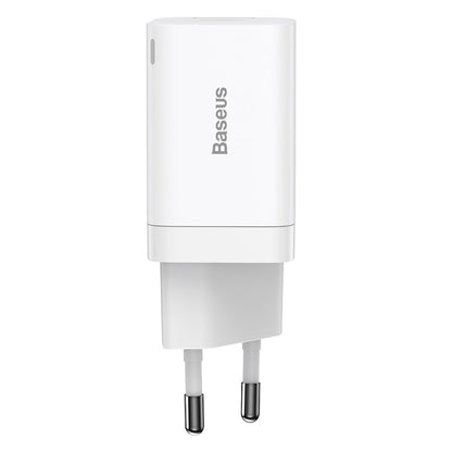 Ładowarka sieciowa Baseus Super Si Pro, 30W, 3A, 1 x USB-A - 1 x USB-C, biała CCSUPP-E02