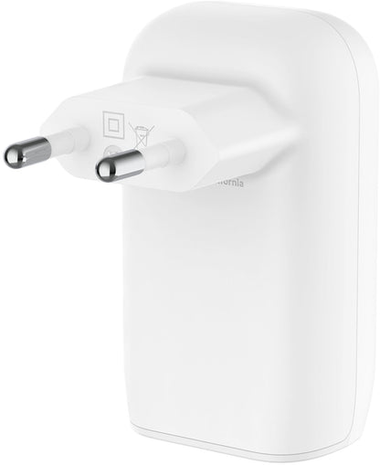Incarcator Retea Belkin BoostCharge, 67W, 3A, 3 x USB-C, Alb WCC002vfWH