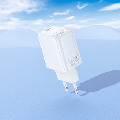 Incarcator Retea Borofone BN28 Fuente, 30W, 3A, 1 x USB-C, Alb